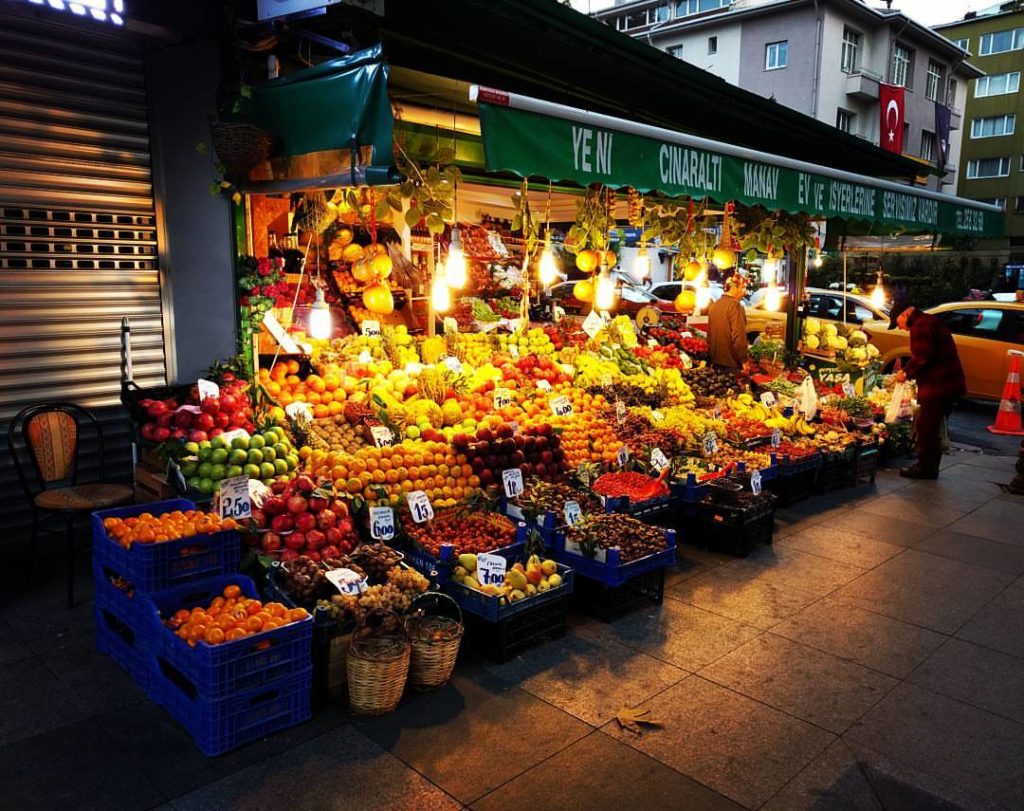 Istanbul Fruit Vendor
